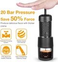 STARESSO Manual Espresso Machine Portable Coffee Maker