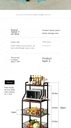 Kitchen Multi-Layer For Microwave And Oven For Vegetable Storage