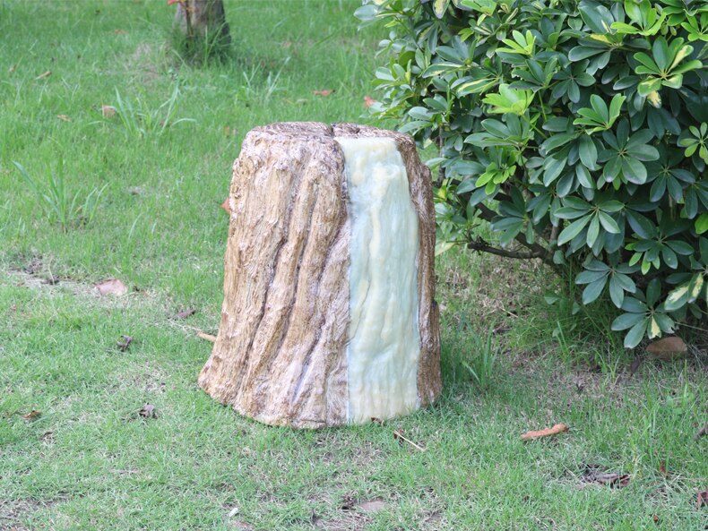 Creative Imitation Wooden Lawn Lamp Villa Garden Park
