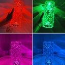Rose Diamond  | RGB | Table Lamp With Remote Control and | USB | Charging Cable