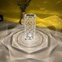 Rose Diamond  | RGB | Table Lamp With Remote Control and | USB | Charging Cable