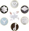 GI LED Touch-Sensitive Hexagonal Wall Lights Modular LED Honeycomb Night Lights Creative Geometry Assembly DIY Modern Wall Lamps Decoration for Bedroom | Gi-818 |