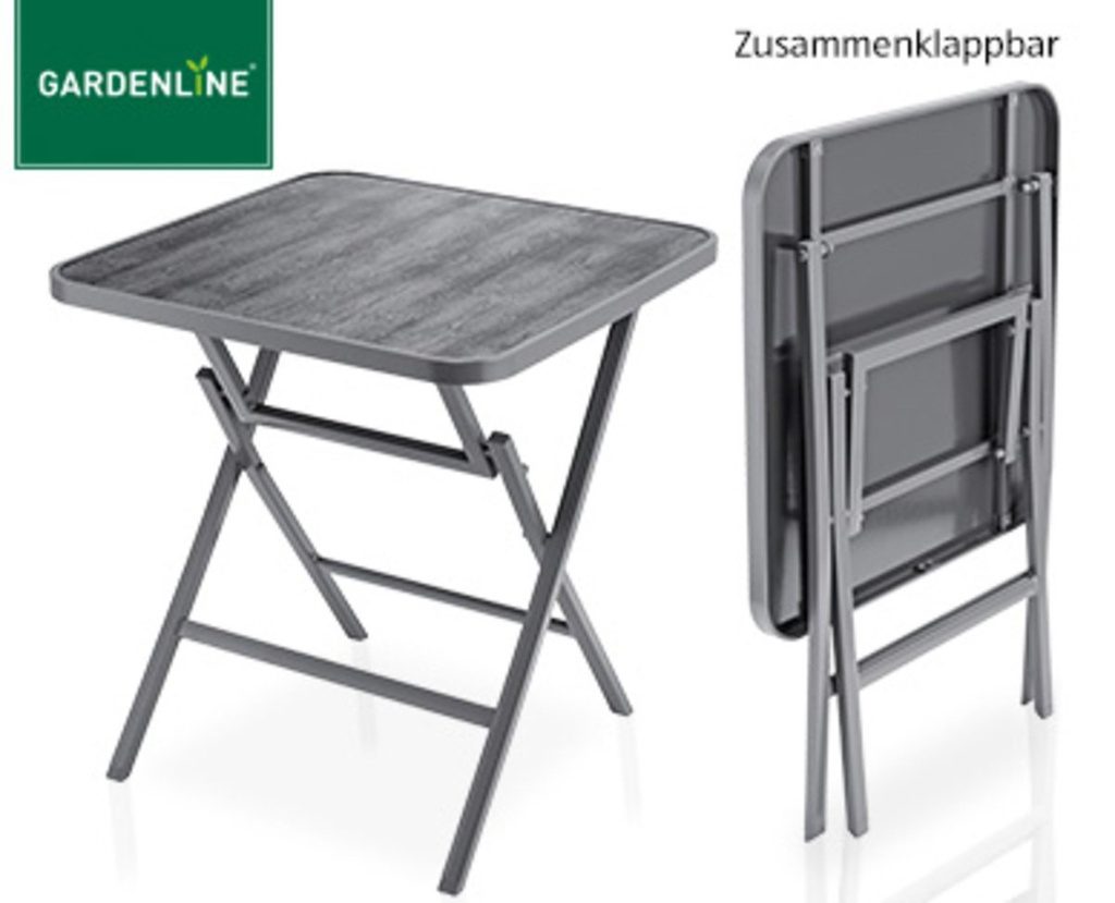 GARDENLINE ® Aluminum Folding Table (only Table)