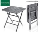 GARDENLINE ® Aluminum Folding Table (only Table)