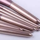 Ducare 8pcs Chinese Classical Makeup Brushes Set Champagne and Taro Purple Plastic Composite Gradient Cosmetic Brushes Kit Powder/Blusher/Highlight/Eye Shadow/Lip Brush with Travel Cloth bag (Purple)