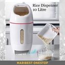 | XH-6058 | 10Litre Rice Barrel Automatic Rice Dispenser Kitchen Supplies Moisture-Proof Sealed Grain Storage Container