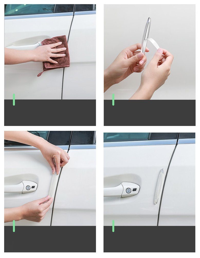 Baseus | CRFZT-01 | Car Door Protector Guard Airbag Buffer Strip Scratch Protector Car Rubber Bumper Stickers Auto Door Edge Protection | 4Pcs |