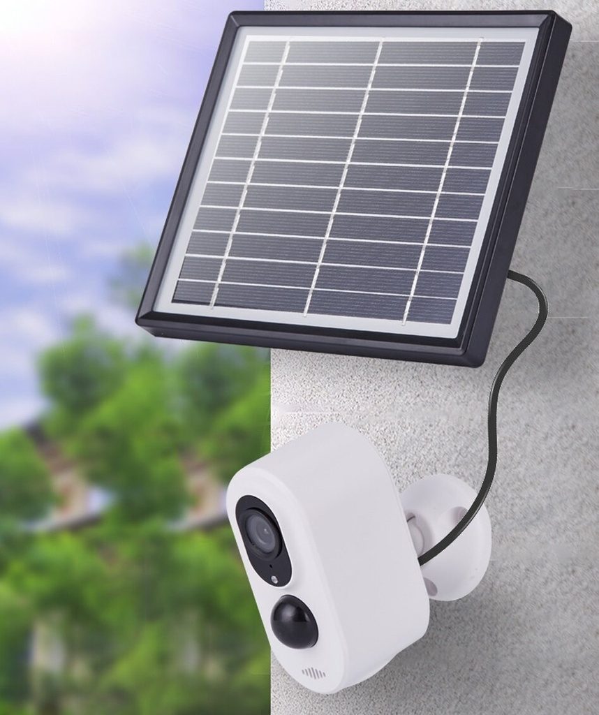 Wireless Batteries IP Solar Camera Full HD WiFi Solar Outdoor / Indoor Wireless Security Surveillance Waterproof PIR Alarm Night Vision Camera DC-5V | D1-Wifi-TY |