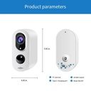 Wireless Batteries IP Solar Camera Full HD WiFi Solar Outdoor / Indoor Wireless Security Surveillance Waterproof PIR Alarm Night Vision Camera DC-5V | D1-Wifi-TY |