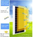 PHOTOVOLTAIC SOLAR STREET LIGHT WITH REMOTE CONTROL FOR HOME OUTDOORS SECURITY & GARDEN LIGHTING  | TYN-LED | 200W