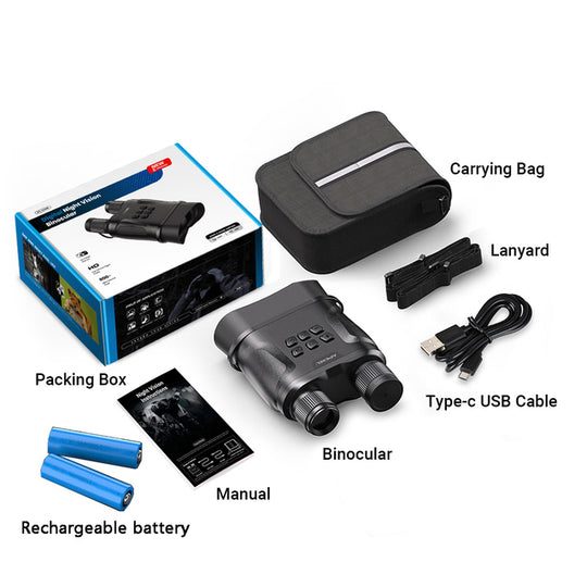 Apexel Night Vision Scopes Binoculars for Darkness, HD Digital Infrared Night Vision for Spotting Hunting Surveillance |APL-NV008|+Two Lithium batteries