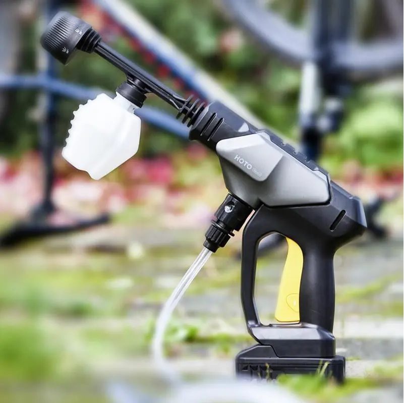 HOTO PORTABLE  MULTIFUNCATIONAL 20V CORDLESS HIGH PRESSURE WASHER | CLEAN YOU CAR / BIKE / PETS / WINDOWS | 4 SPEEDS | QWXCJ001 |