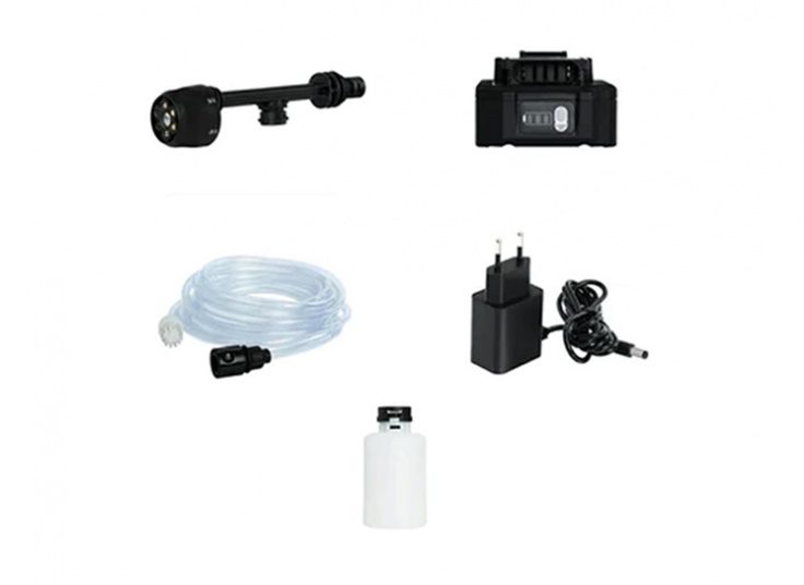 HOTO PORTABLE  MULTIFUNCATIONAL 20V CORDLESS HIGH PRESSURE WASHER | CLEAN YOU CAR / BIKE / PETS / WINDOWS | 4 SPEEDS | QWXCJ001 |
