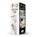7MD Portable Mini Mop Self Squeeze For Small Spaces Wet Ceramic Drill Floor Cleaning Hand Free Squeeze Mop With 2 Sponges