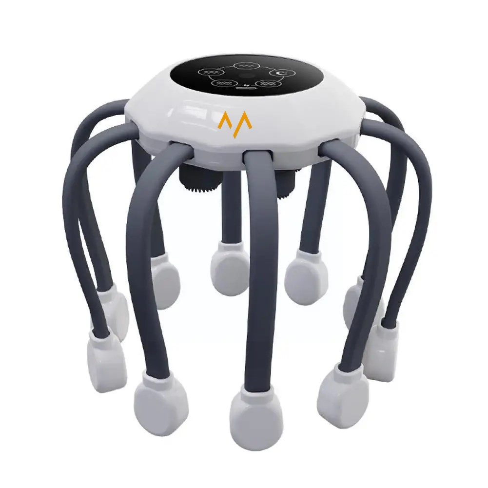 7MD 360 Degree Electric Head Massager With Vibration Massage & Red Light Therapy