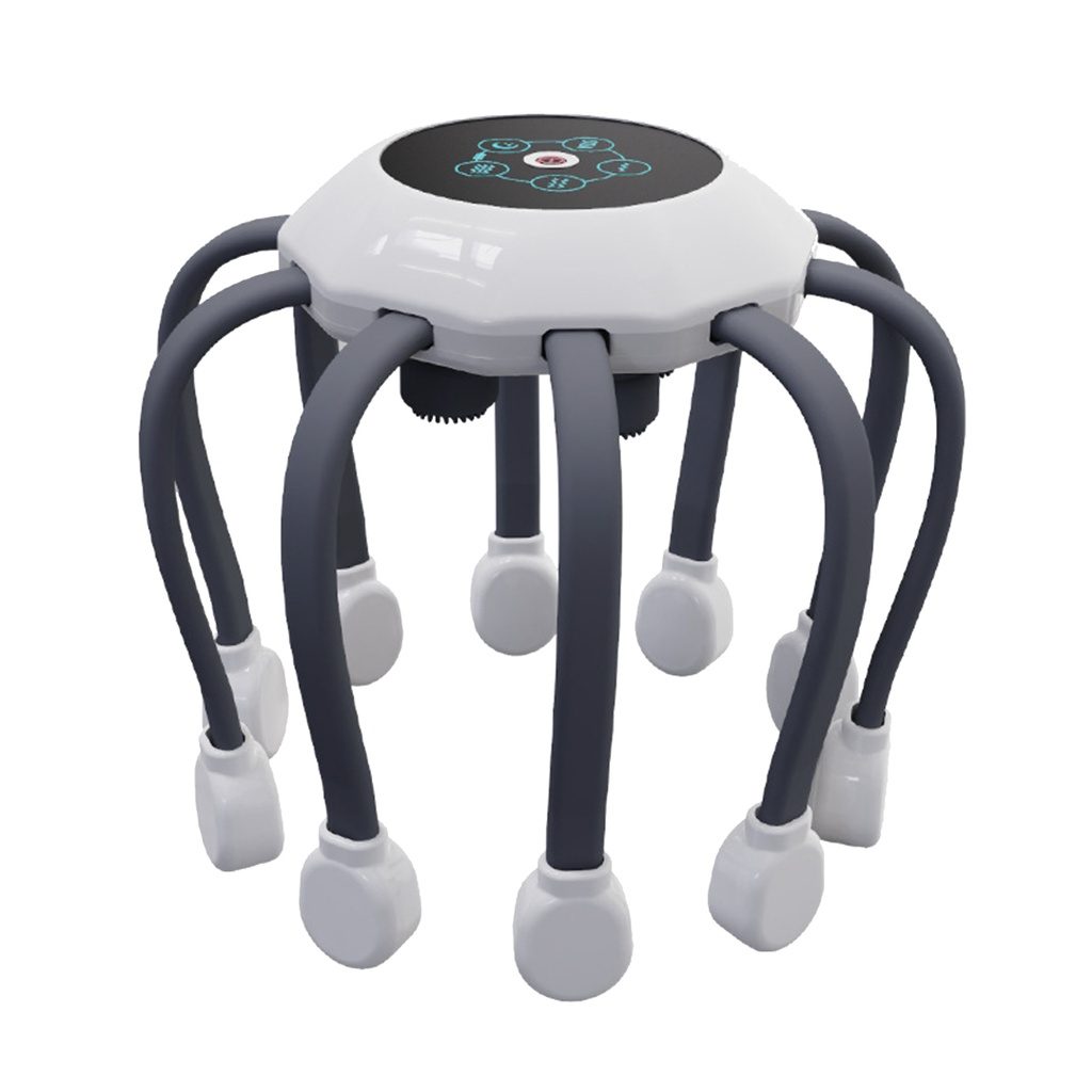 7MD 360 Degree Electric Head Massager With Vibration Massage & Red Light Therapy