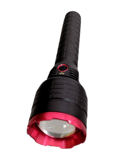 7MD LED Flash Light Powerful Rechargeable LED Torch High Quality Night Light With 3 Lighting Modes & Free Leather Bag