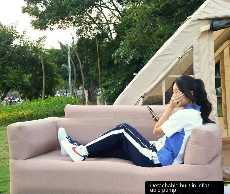 7MD Portable Inflatable Sofa With Built-in Air Pump PD0351 , Winter Collection