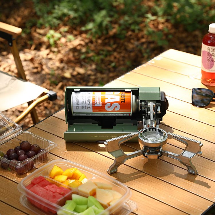 7MD Portable Gas Camping Stove with Storage Bag Adventure suitable for Picnic/Backpacking Hiking/Home Travel, Winter Collection