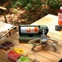 7MD Portable Gas Camping Stove with Storage Bag Adventure suitable for Picnic/Backpacking Hiking/Home Travel, Winter Collection