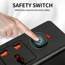 7MD Power Socket 4-Outlet, Power Extension Socket (USB*2+Type-C*4) 3000W