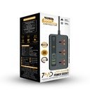 7MD Power Socket, 3-Outlet, Power Extension Socket With Digital Timer, (USB*2+Type-C*3), 3000W 2M, Model:7MD04