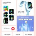 7MD Kids Smart Watch 4G With SIM Card Slot / GPS Tracker / Video Call - K26