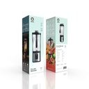 Green Lion Projet Portable Blender With 600 ML Capacity, 6 Powerful Blades, 120W Power | GNPJ7BLDRBK |