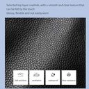 7MD Fingerprint lock purse Handbag, Anti-theft Waterproof Soft Genuine Leather Smart Fingerprint System Clutch Bag