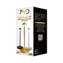7MD Table Lamp Rechargeable Unique Bedside LED Light With 3 Brightness Level Table Light Model: 7MD2404
