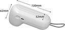 7MD USB Rechargeable Portable Vacuum Sealing Machine + 50 Pcs Reuseable Vacuum Air Bags | 7MD2427 |