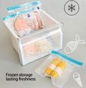 7MD USB Rechargeable Portable Vacuum Sealing Machine + 50 Pcs Reuseable Vacuum Air Bags | 7MD2427 |
