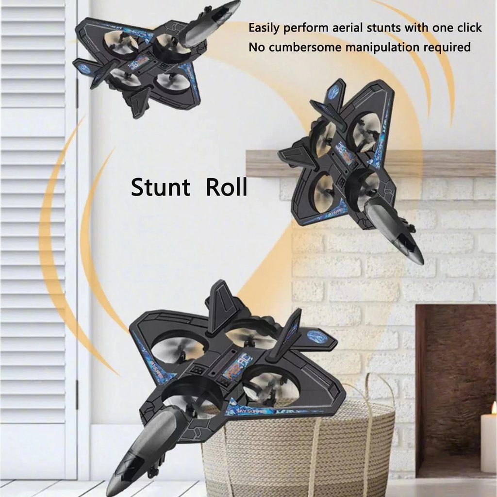 A&T Toy Remote Control Drone Plane Toy With Colorful LED Lights 2.4G EO-22