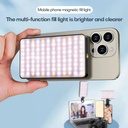Magnetic Double-Sided Pocket Clip LED Selfie Light for Cell Phone Creative Video Lighting | M20 |