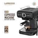 LePresso Retro Espresso Boiler Machine Gauge and Milk Steamer with 15 Bar Ulka Pump 950W Rated Power an 1.2 Liter Water Tank Capacity | LPCFFM0012 |