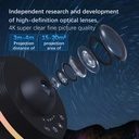 7MD Meteor and Galaxy Projector Mesmerizing Starry Show Meteor Light Effects Adjustable Colorful Projection |7MD-TKQ01|
