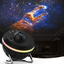 7MD Meteor and Galaxy Projector Mesmerizing Starry Show Meteor Light Effects Adjustable Colorful Projection |7MD-TKQ01|