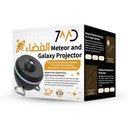 7MD Meteor and Galaxy Projector Mesmerizing Starry Show Meteor Light Effects Adjustable Colorful Projection |7MD-TKQ01|