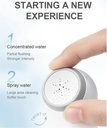 7MD Mini Cleaner Electric Portable Bidet | 2 Flushing Modes | Type-C Charging | Lightweight | 65 x 30 seconds use time | 400mAh Battery | Waterproof | Pink & Silver | 12 Months Warranty |