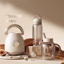 CHANCOO JUICEMAKER Juicer Household Fruit Small Portable Multifunctional Double Cup Retro Design High Value