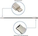 iDragon Memory Card Reader 2 in 1 Apple lightning cable Adapter and Data Sinc USB Charging Cable with external storage Micro SD Connector For iPhone 6/6 Plus/5/5s iPad iPod(Memory Card not included)
