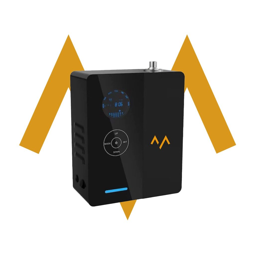7MD Small Smart Diffuser Machine Automatic Air Freshener Device  | Mobile APP Control | Manual Control Buttons | Easy to Use | LED Display |