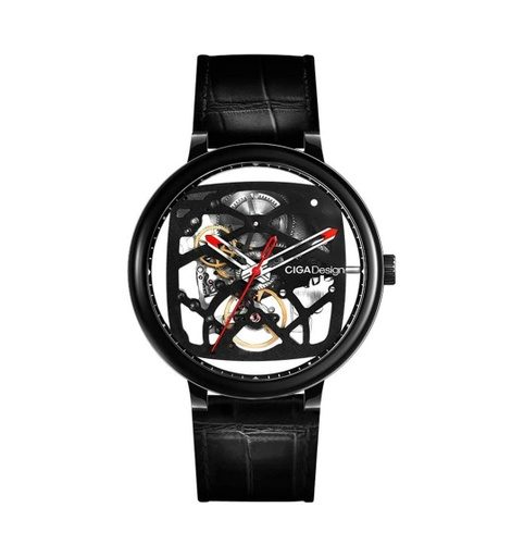 [5063] Xiaomi Mijia Business Watch MI CIGA Design Luxury Automatic Mechanical Men Business Wrist Watch Stainless Fashion Automatic Men's Watches - Black
