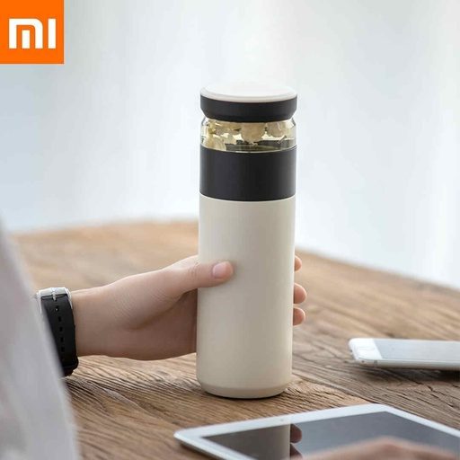 [1660] Xiaomi 520ml Fun Home Portable Water Vacuum Cup Tea Infuser Bottle Warm Keeping Food Grade PP Mug Thermas xiomi Outdoor Travel