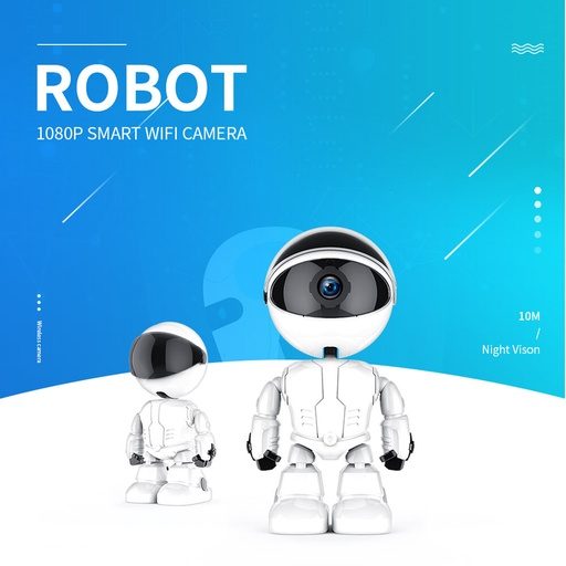 1080P Cloud WIFI Robot Surveillance Security Home IP Camera