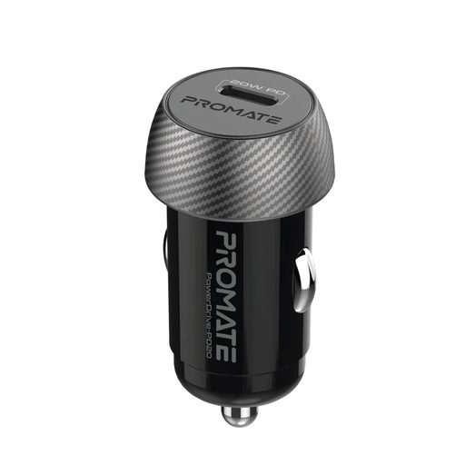 [7949] Promate | PowerDrive-PD20 | 20W Mini Car Charger with Power Delivery