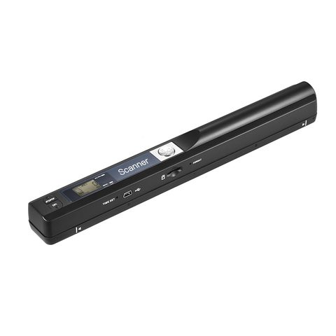 [2684] Generic-Portable Handheld Wand Wireless Scanner A4 Size 900DPI JPG/PDF Formate LCD Display with Protecting Bag for Business Document Reciepts Books Images