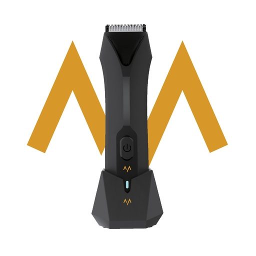 [8987] 7MD Body Hair Trimmer Precision Grooming Tool for Men Wireless Charging LED Light