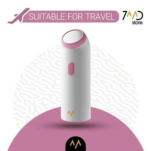 [9050] 7MD Mini Cleaner Electric Portable Bidet | 2 Flushing Modes | Type-C Charging | Lightweight | 65 x 30 seconds use time | 400mAh Battery | Waterproof | Pink & Silver | 12 Months Warranty |