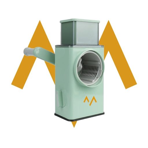 [9292] 7MD 3 in 1 Vegetable Shredder, Chopper, Cutter | ‎Interchangeable Blades | Safe & Easy To Use & Clean | Slicing & Shredding & Cutting | Large Feeding Port |